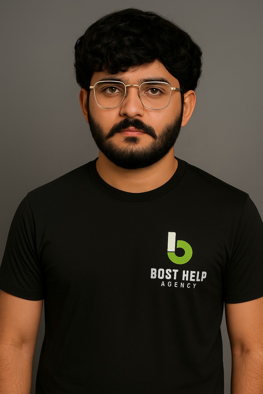 Mirza Ali, Off-Page SEO Expert at Bost Help, enhancing search rankings through strategic link-building and optimization.