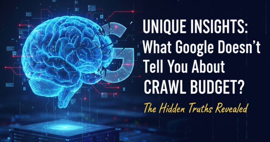 Unique Insights: What Google Doesn’t Tell You About Crawl Budget