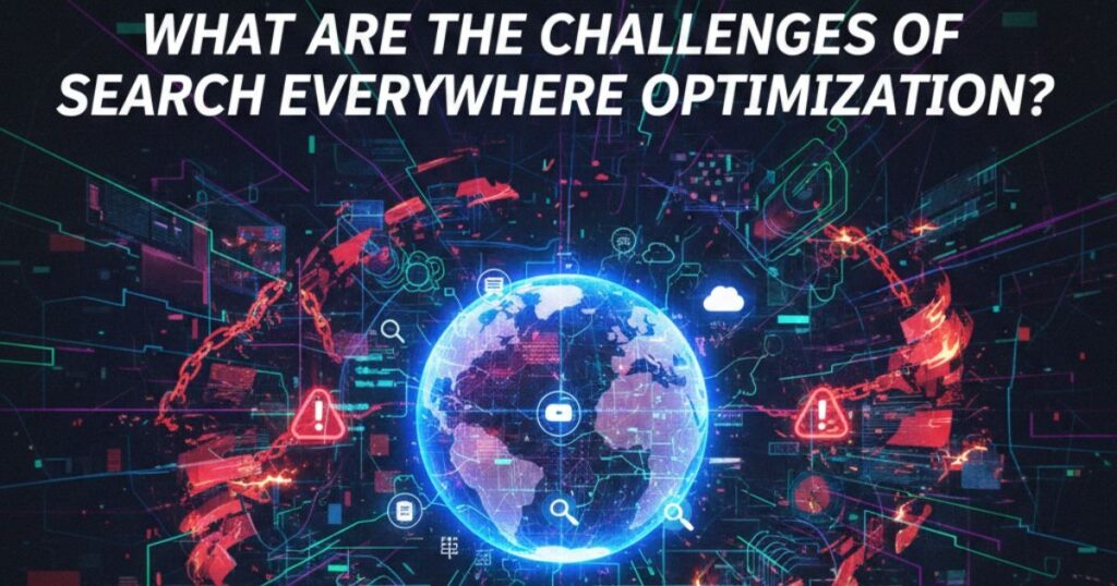 What Are the Challenges of Search Everywhere Optimization?