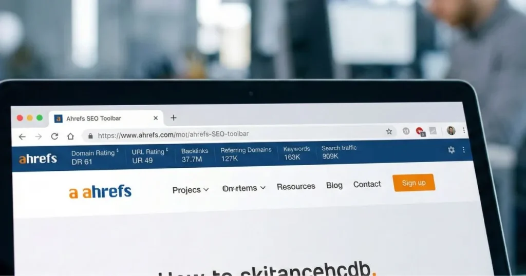 Ahrefs SEO Toolbar